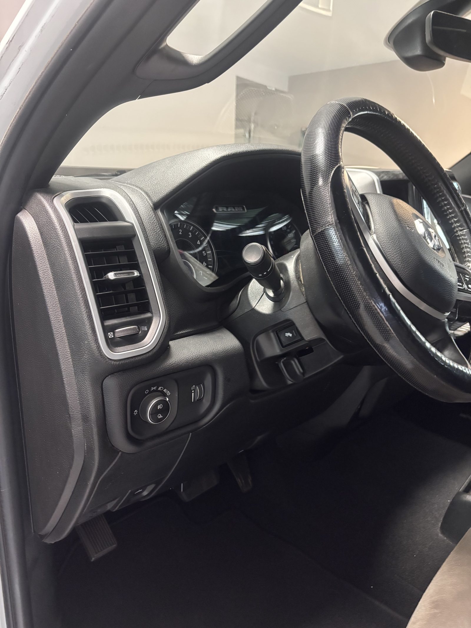 Clean dash vents and console after interior detail — RAM 1500